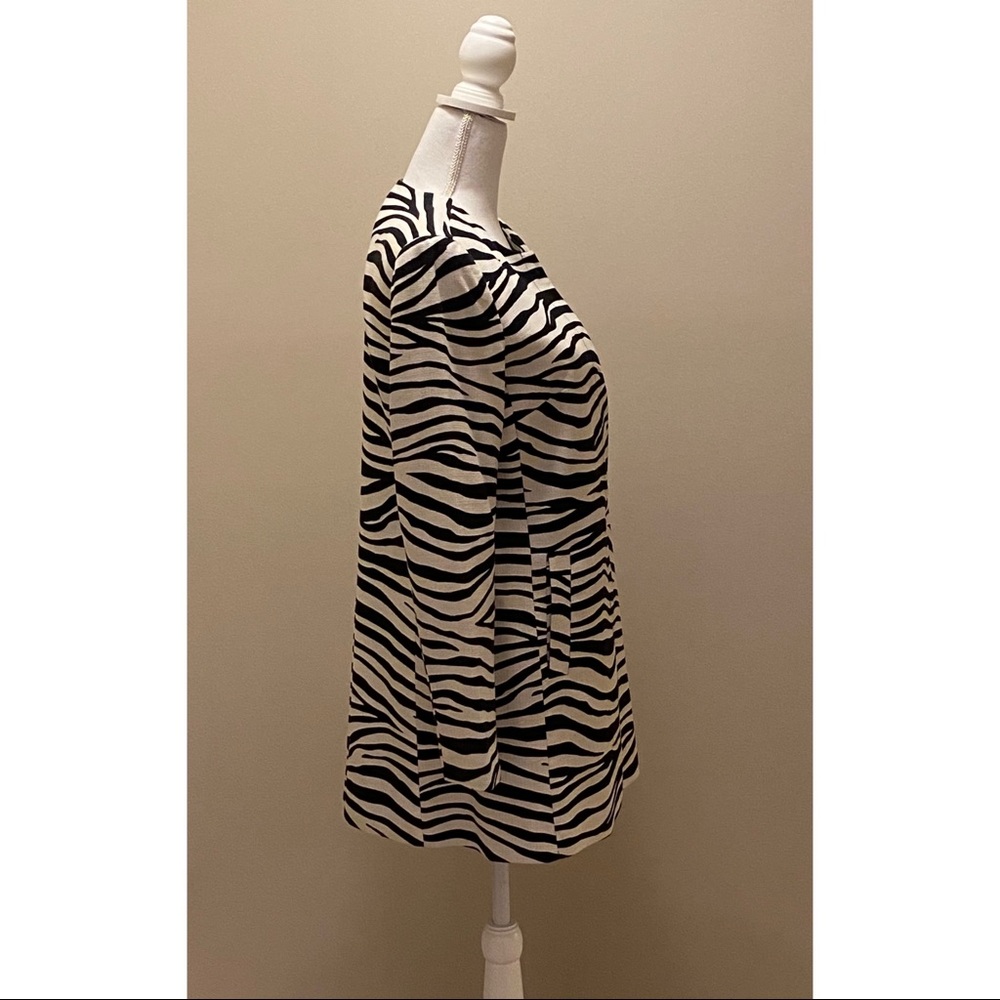 Talbots Zebra Print Jacket/Blazer - image 4